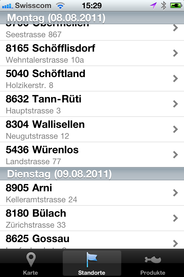 Güggeli App iPhone Screenshot 3